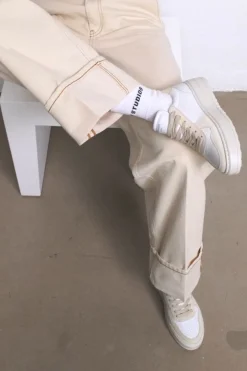 New Cph77 Leather Mix Frauen Sneaker