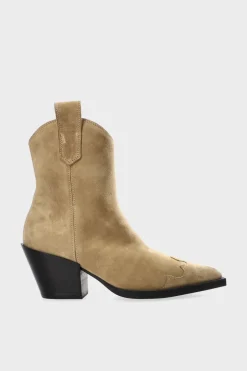 Hot Cph238 Suede Frauen Westernstiefel