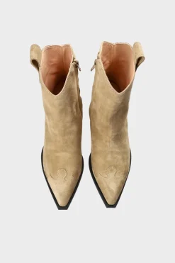 Hot Cph238 Suede Frauen Westernstiefel