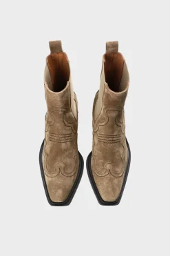 Hot Cph232 Suede Frauen Westernstiefel