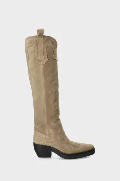 Hot Cph286 Suede Frauen Westernstiefel
