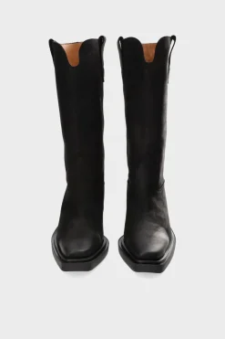 Hot Cph283 Waxed Nabuc Frauen Westernstiefel
